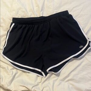 ALO Yoga Black Athletic Dolphin Shorts